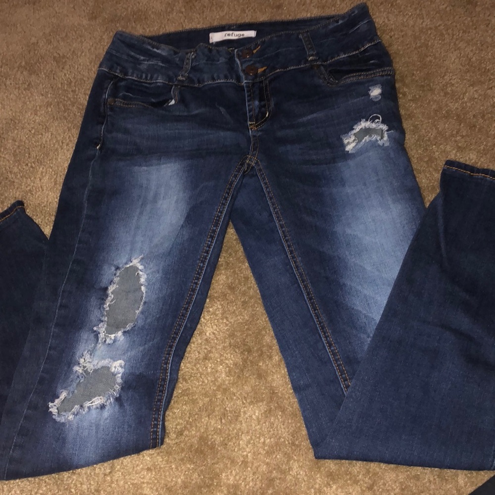 Refuge dark wash jeans